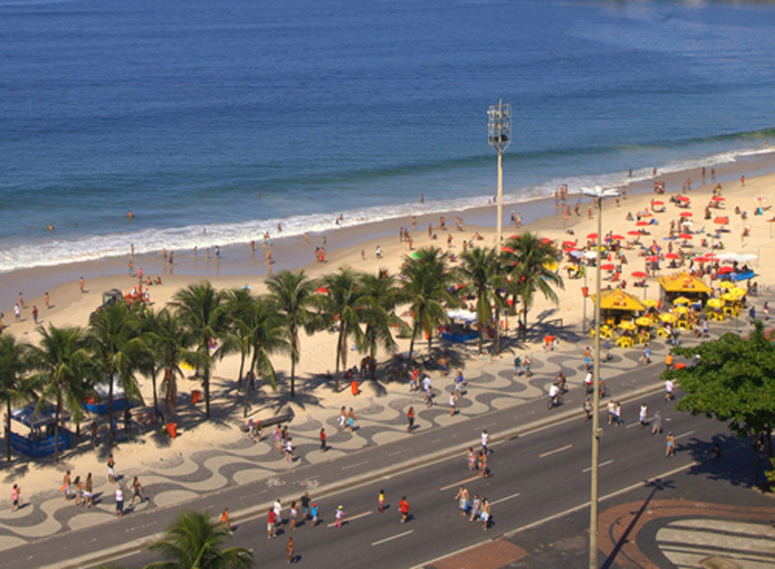 Marche sur Copacabana Marche sportive sur Copacabana